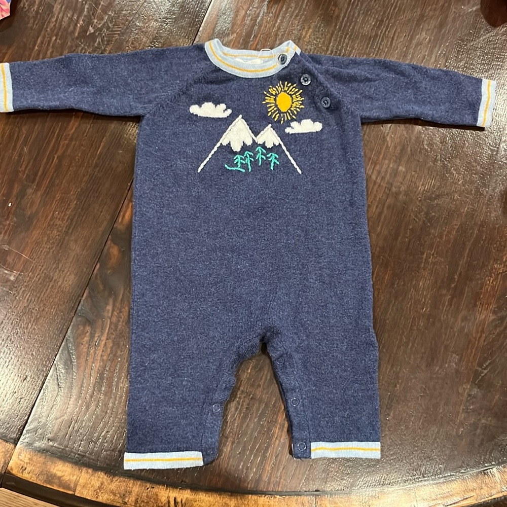 ⭐️ 3 for 35 ⭐️ Angel dear onesie with stitched  mountains